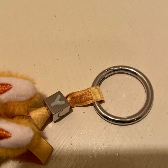 Authentic PopMart Labubu The Monsters Pin for Love Series "Y" Orange Plush Penda - Picture 4 of 13